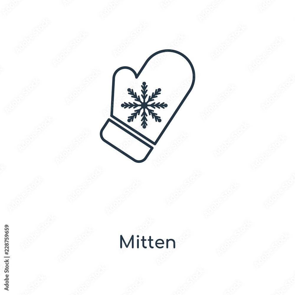 mitten icon vector mitten icon vector