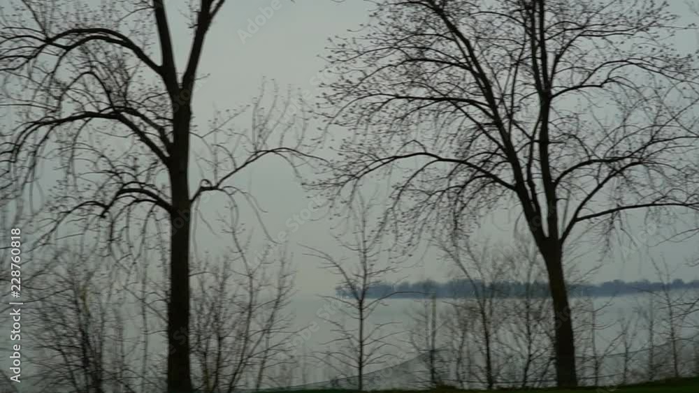 Foggy River Surrounding Montreal Island Foggy River Surrounding Montreal Island