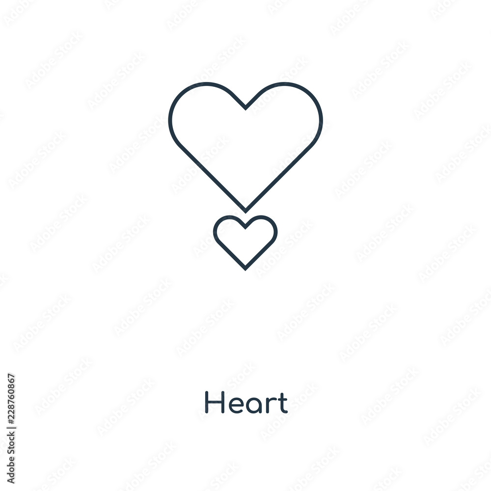Obraz premium heart icon vector