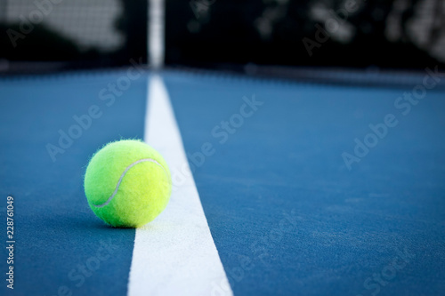 Tennis Ball on the Line © kcslagle