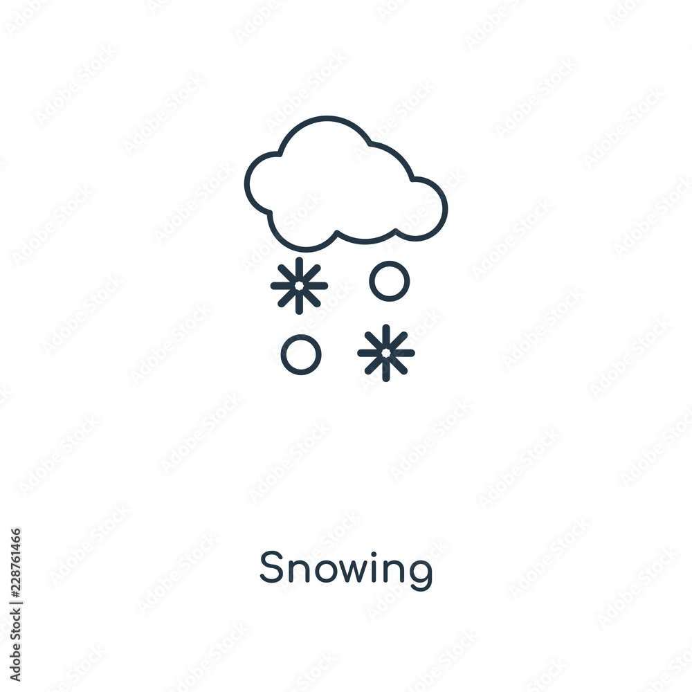 snowing icon vector snowing icon vector