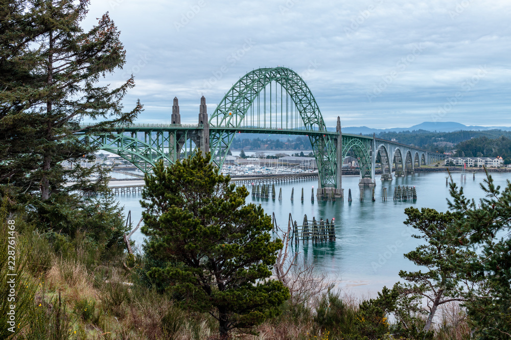 Yaquina Bay Bridge Newport Oregon Yaquina Bay Bridge Newport Oregon