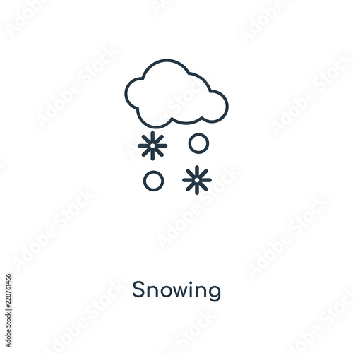snowing icon vector