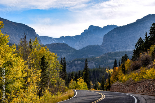 An Autumn View Along Bear Lake Road in Rocky Mountain National Park
