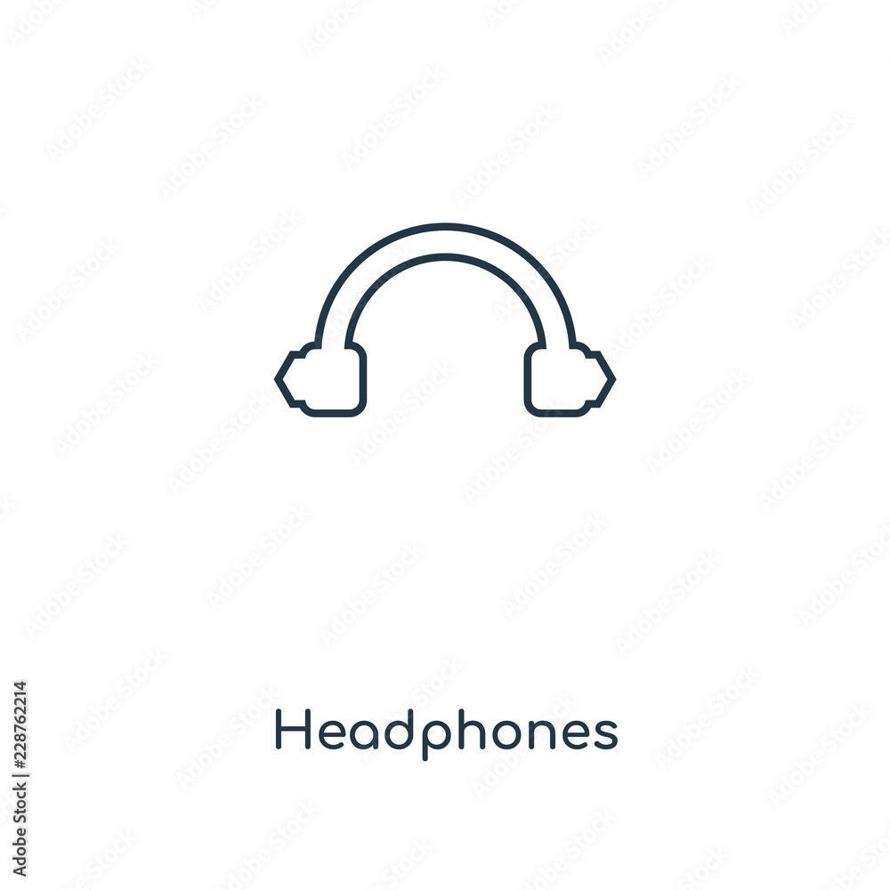 headphones icon vector headphones icon vector