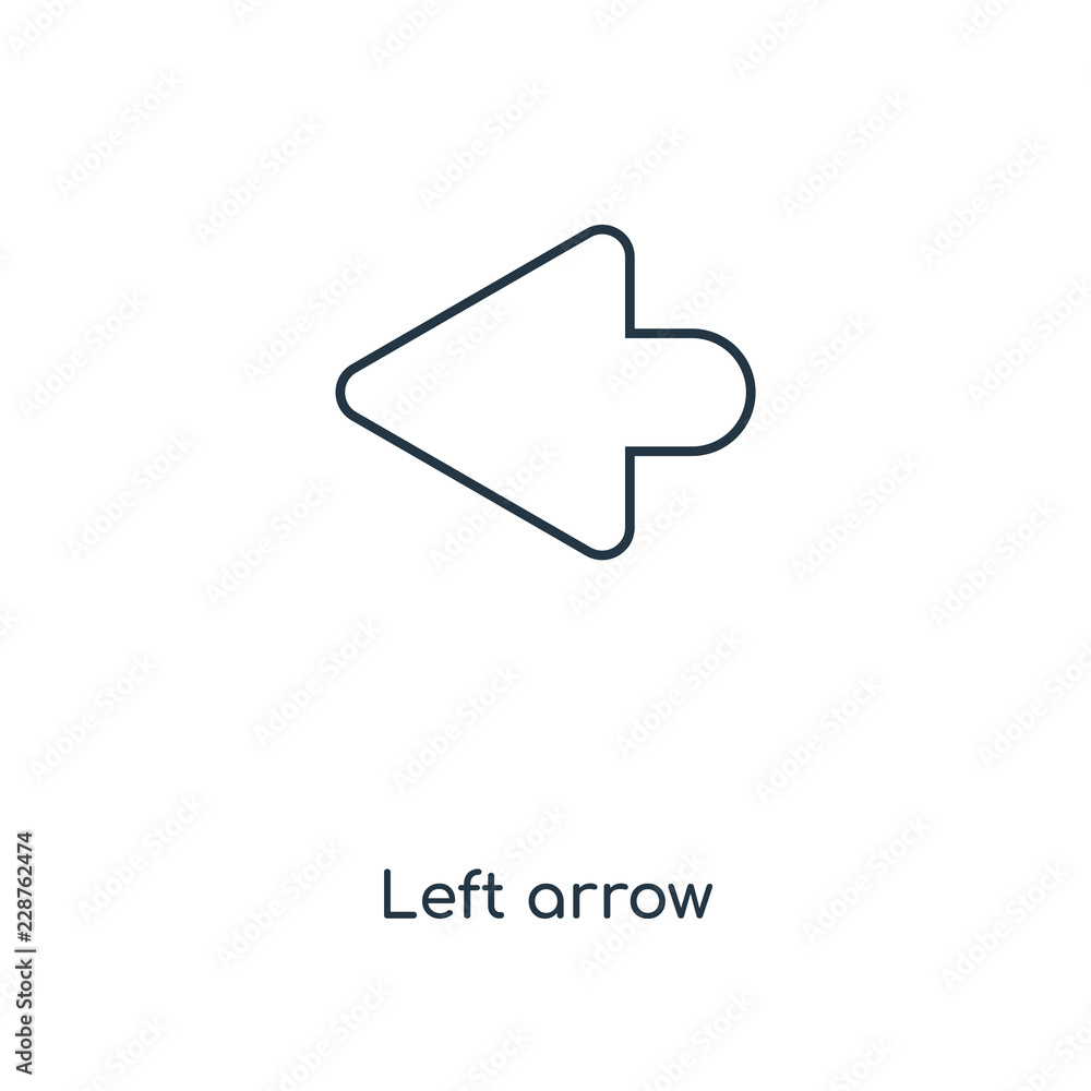 left arrow icon vector left arrow icon vector