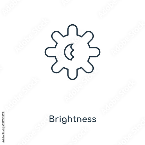 brightness icon vector