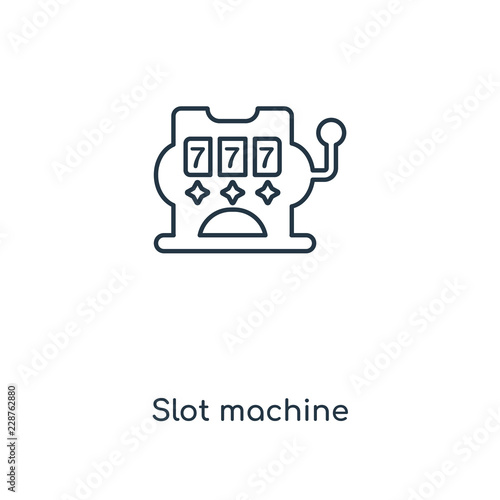 slot machine icon vector © TOPVECTORSTOCK