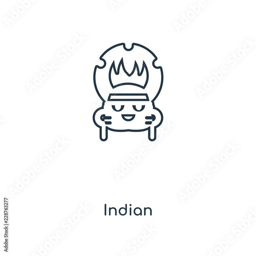 indian icon vector