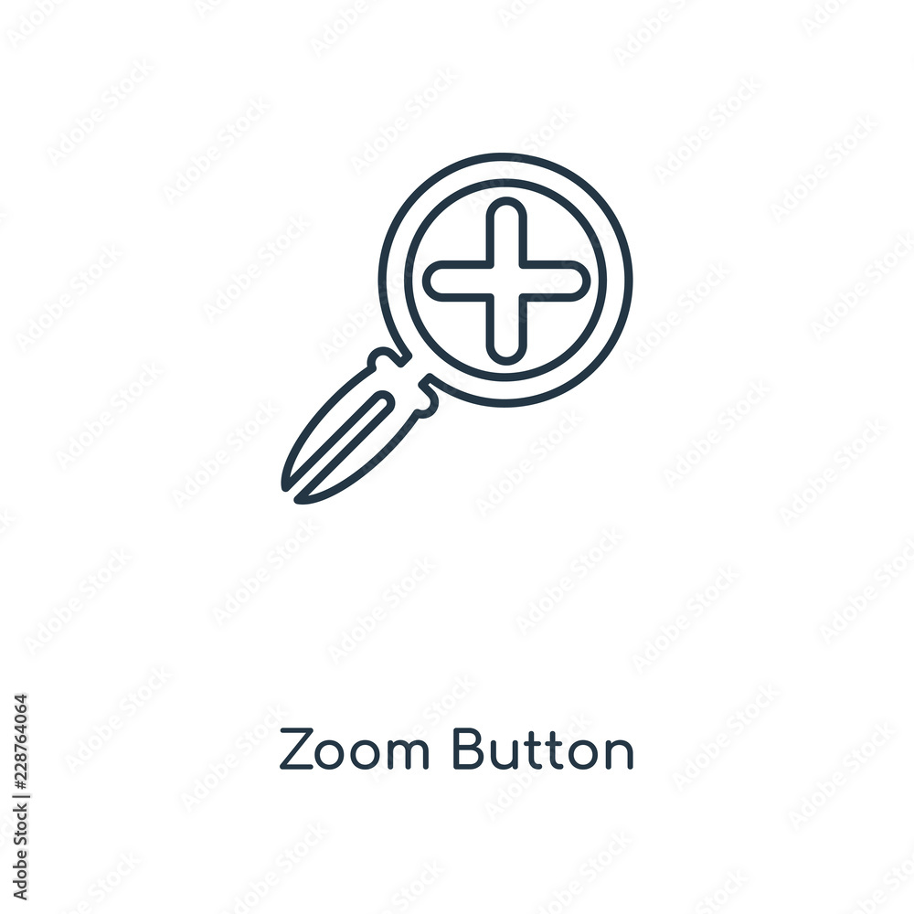 zoom button icon vector zoom button icon vector