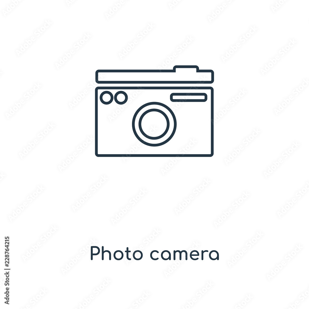 photo camera icon vector