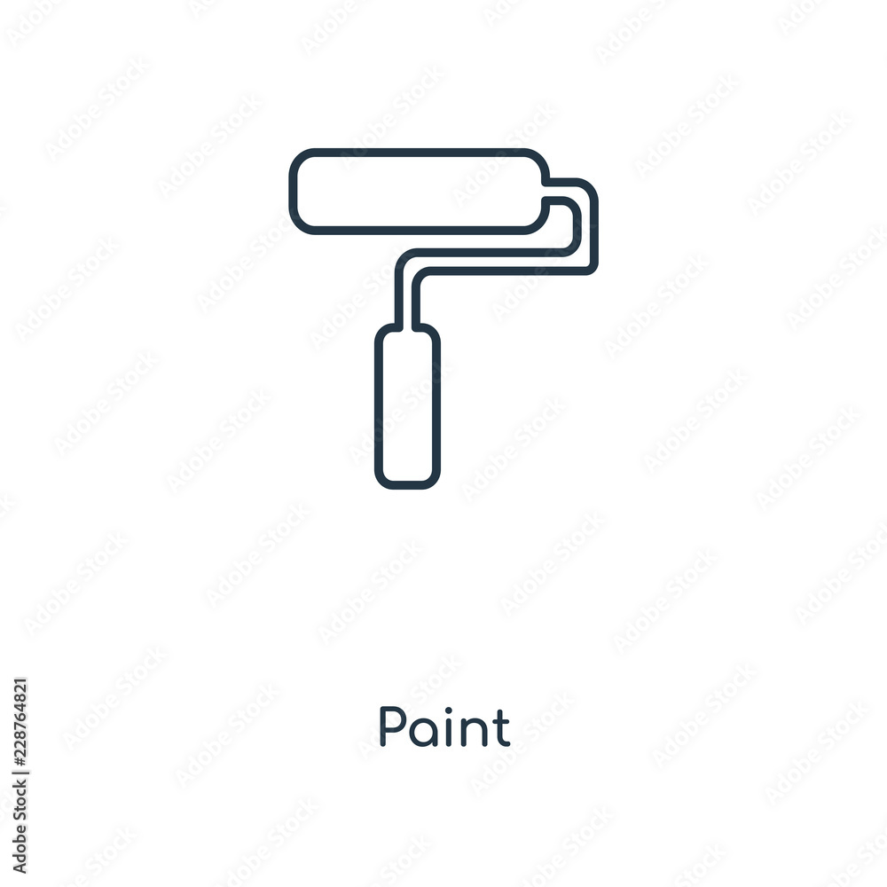 paint icon vector paint icon vector