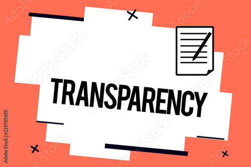 Obraz na plátně Handwriting text writing Transparency