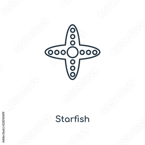 starfish icon vector