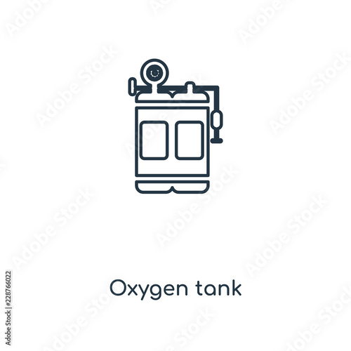 oxygen tank icon vector