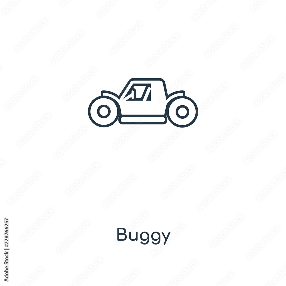 buggy icon vector