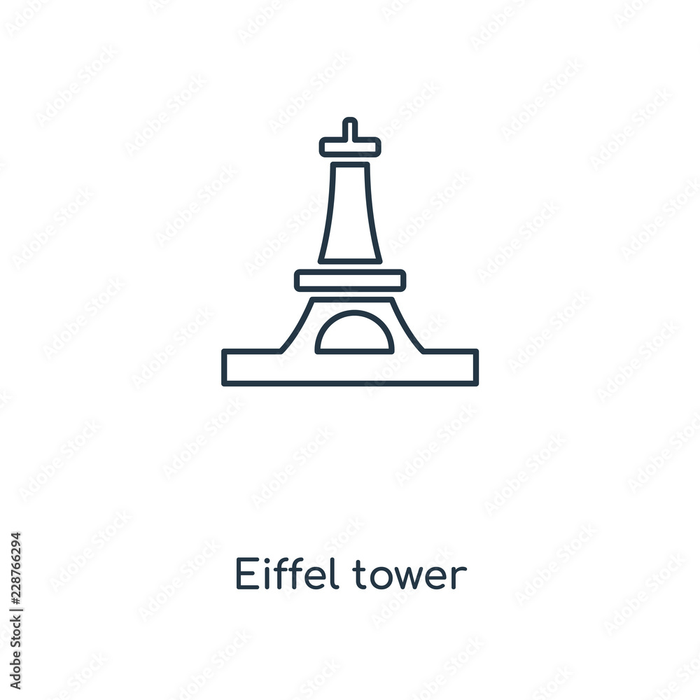 eiffel tower icon vector eiffel tower icon vector