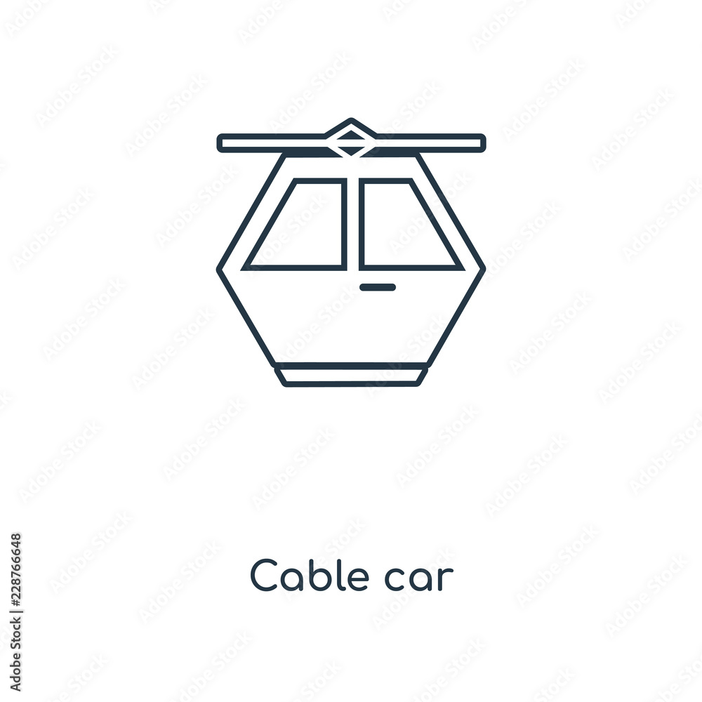 cable car icon vector cable car icon vector