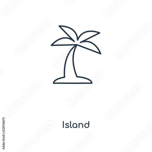 island icon vector