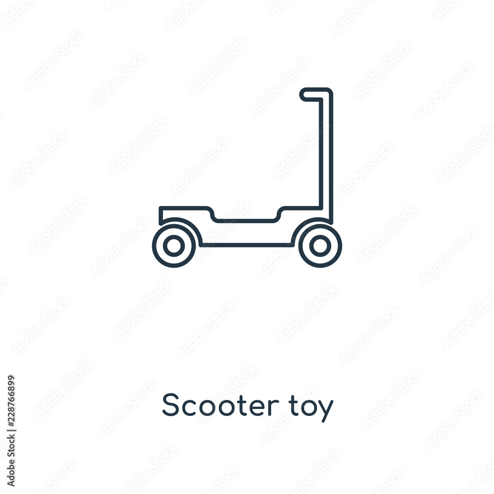 scooter toy icon vector scooter toy icon vector