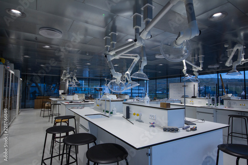 A laboratory in a college in the Faroe Islands 