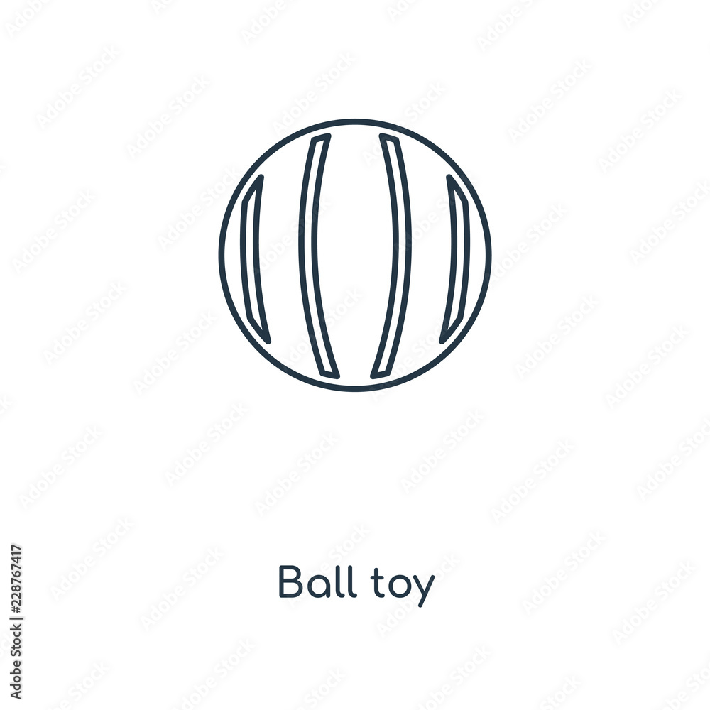 ball toy icon vector