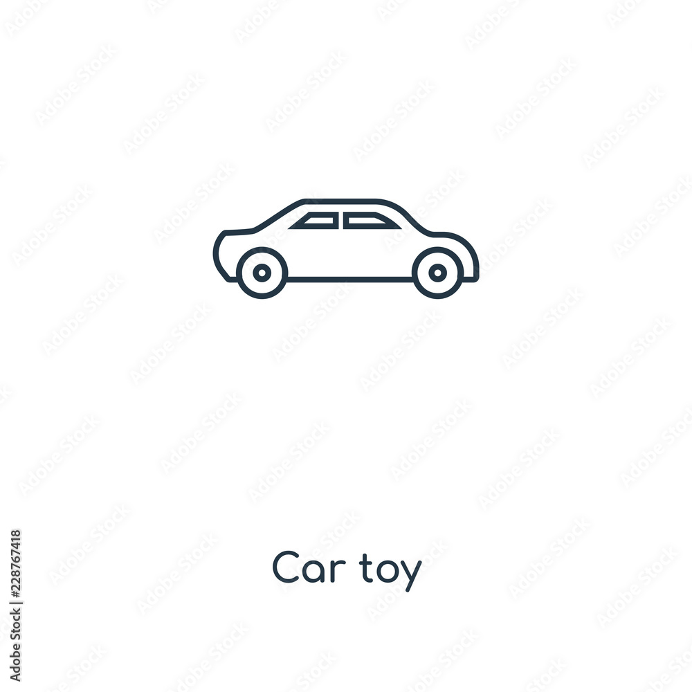 car toy icon vector