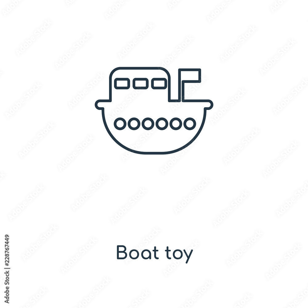 boat toy icon vector boat toy icon vector