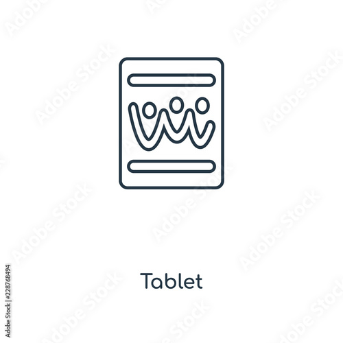 tablet icon vector