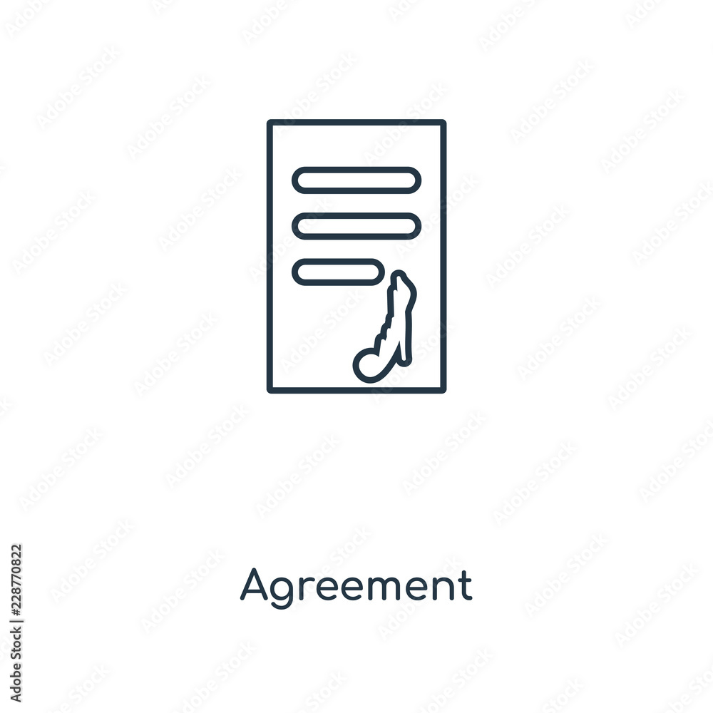agreement icon vector agreement icon vector