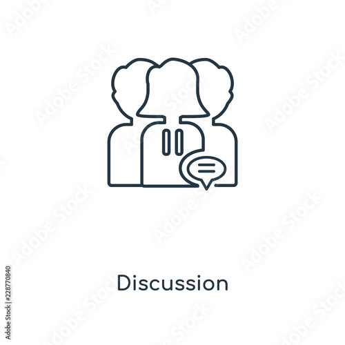 discussion icon vector