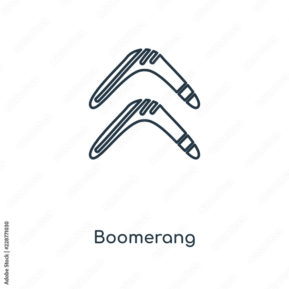 Obraz premium boomerang icon vector
