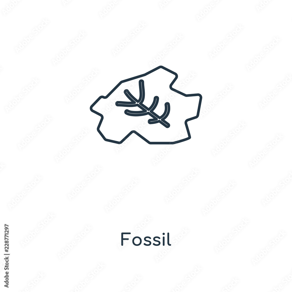 Fototapeta premium fossil icon vector