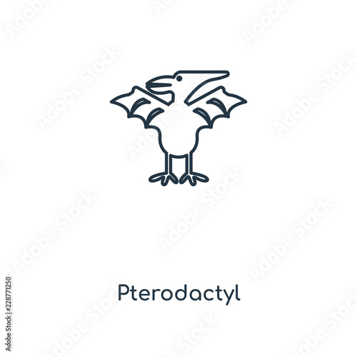 pterodactyl icon vector