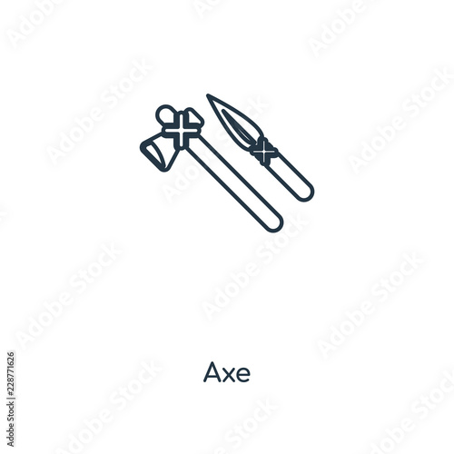 axe icon vector