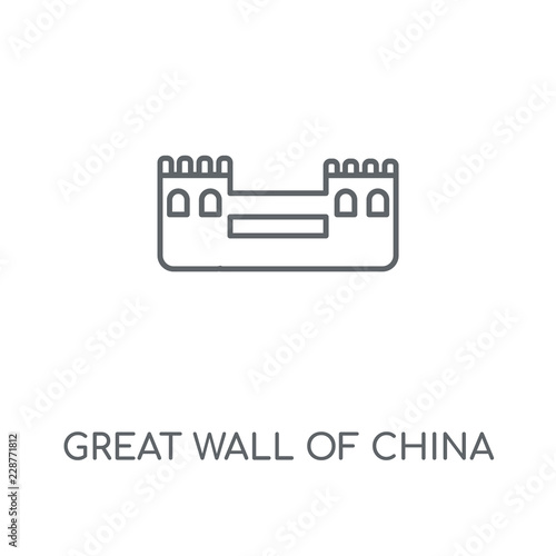 great wall of china icon