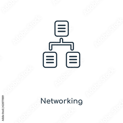 networking icon vector © TOPVECTORSTOCK