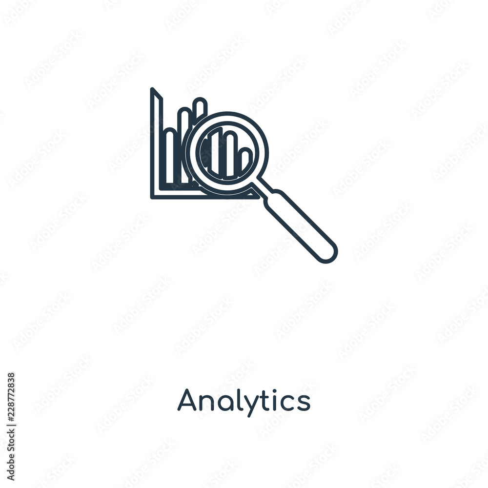analytics icon vector analytics icon vector