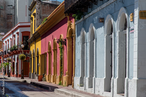 calles coloridas ciudad mazatlan mexico photo