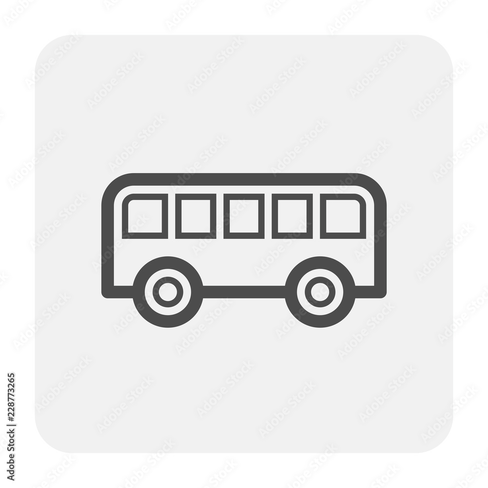 bus icon black bus icon black