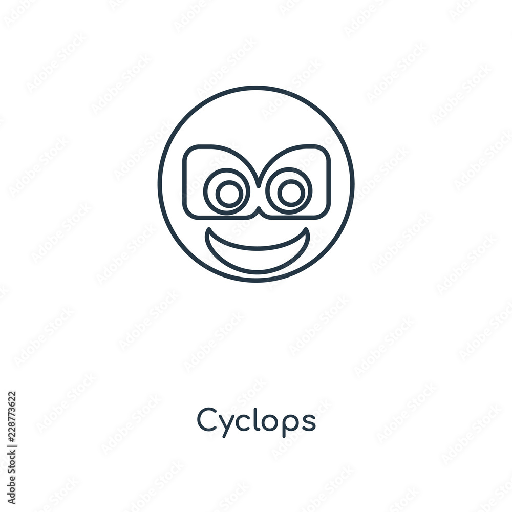 cyclops icon vector cyclops icon vector