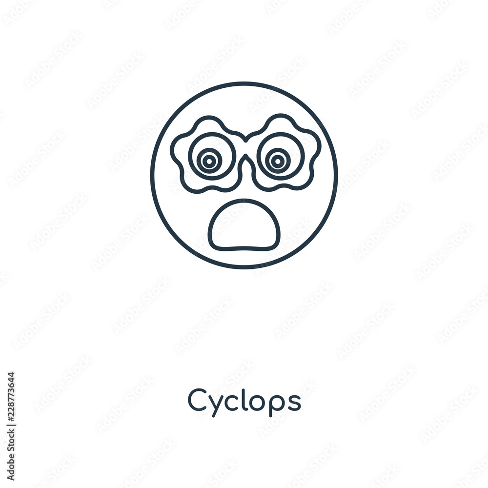 cyclops icon vector cyclops icon vector