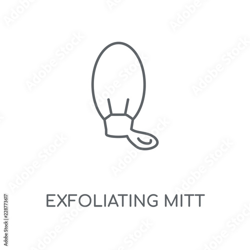 exfoliating mitt icon