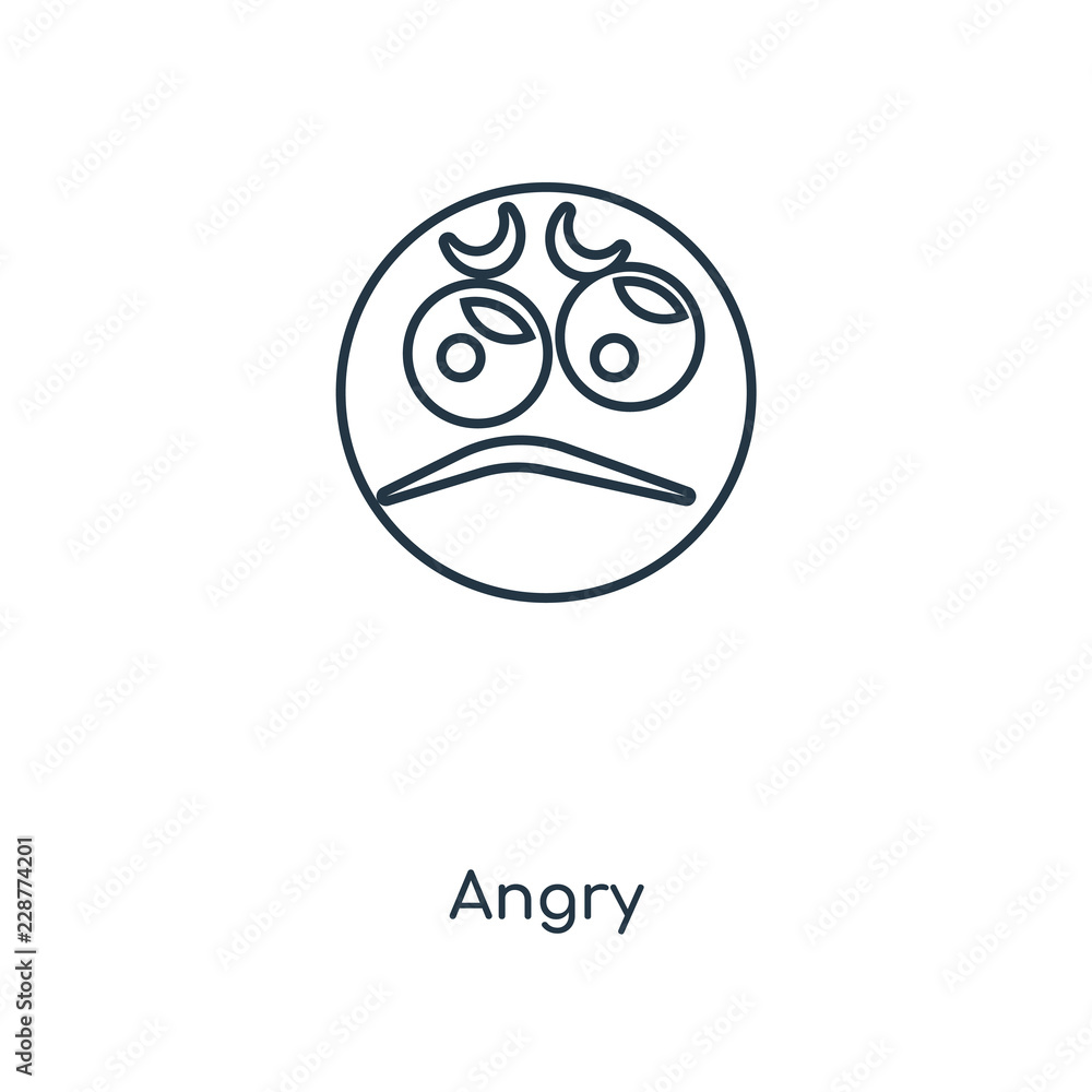 angry icon vector angry icon vector