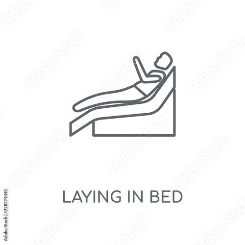 laying in bed icon