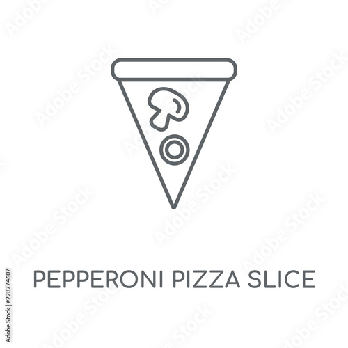 pepperoni pizza slice icon