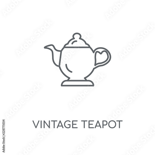 vintage teapot icon