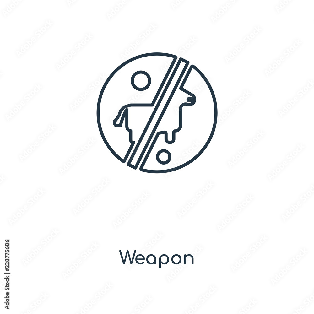 weapon icon vector