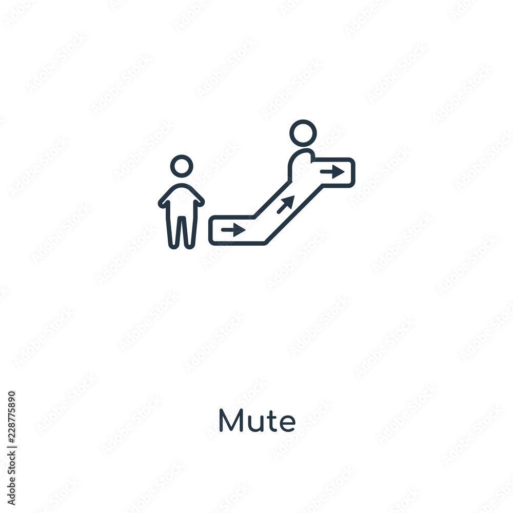 mute icon vector mute icon vector
