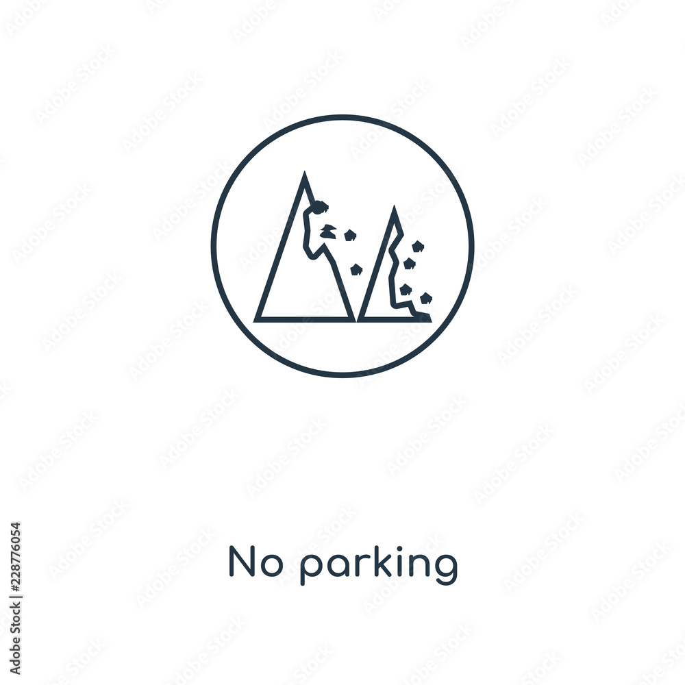 no parking icon vector no parking icon vector